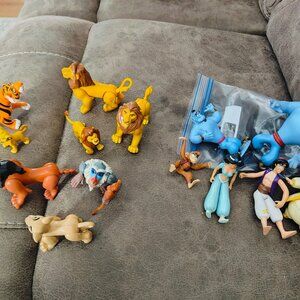 SOLD Disney collectibles Aladdin and Lion King figurines
